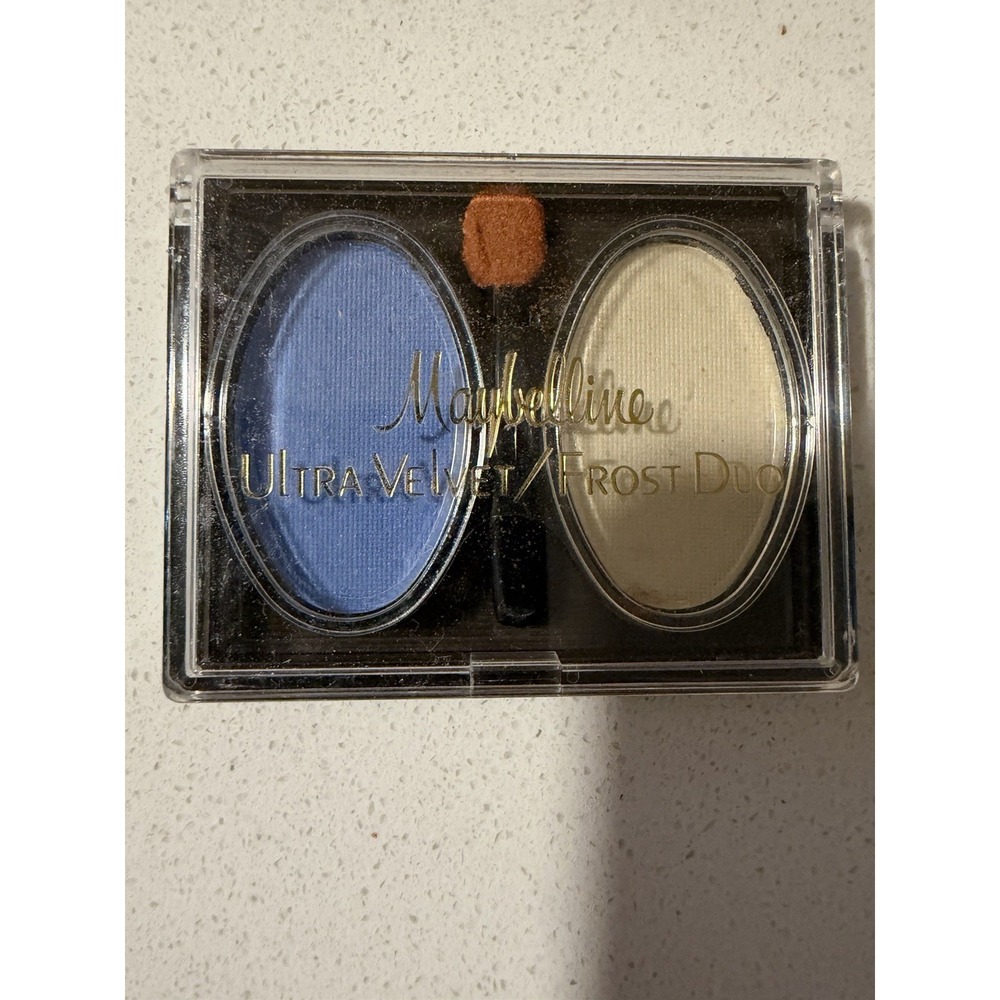 VINTAGE 1970s 80s Maybelline Ultra Velvet Frost Duo eyeshadow New I carded